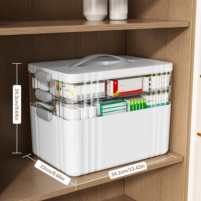 ARSTPEOE 3-Tier Medicine Organizer - Image 2