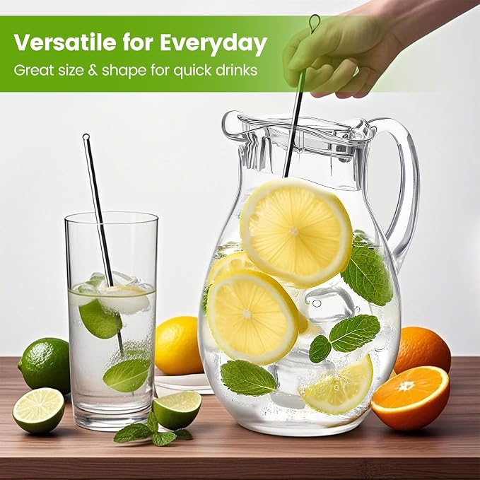 Small Clear Plastic Pitcher - Image 2