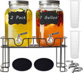 1 Gallon Glass Drink Dispenser by Galssmaic