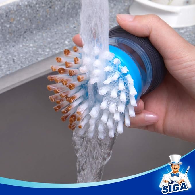 MR.SIGA Soap Dispensing Palm Brush Refill - Image 5