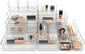 33 PCS Clear Plastic Drawer Organizer Set, 4 Sizes Acrylic Drawer Storage Trays by Unknown