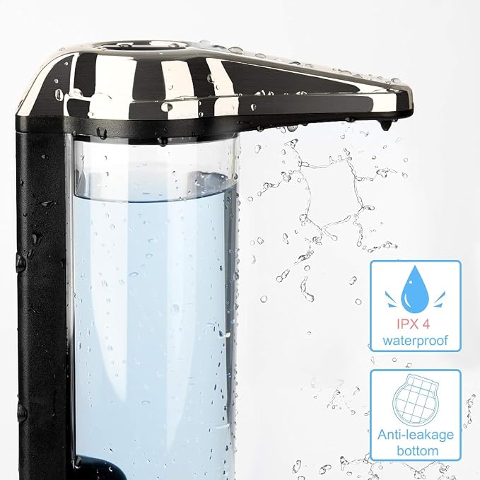 Secura 17oz Automatic Liquid Soap Dispenser, Touchless Battery Operated Hand - Image 6