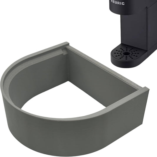 Drip Tray Mug/Cup Riser Made for the Keurig to Reduce Splashes - Riser Only (Gray, K-Mini 1.7 Inches Tall)