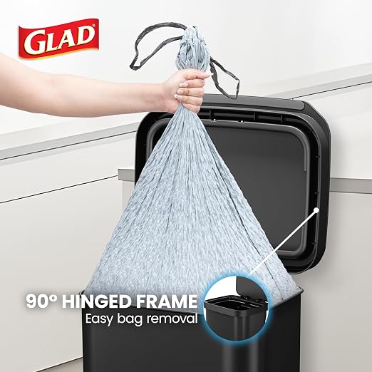 Glad Stainless Steel Step Trash Can, Series 2 - Image 8