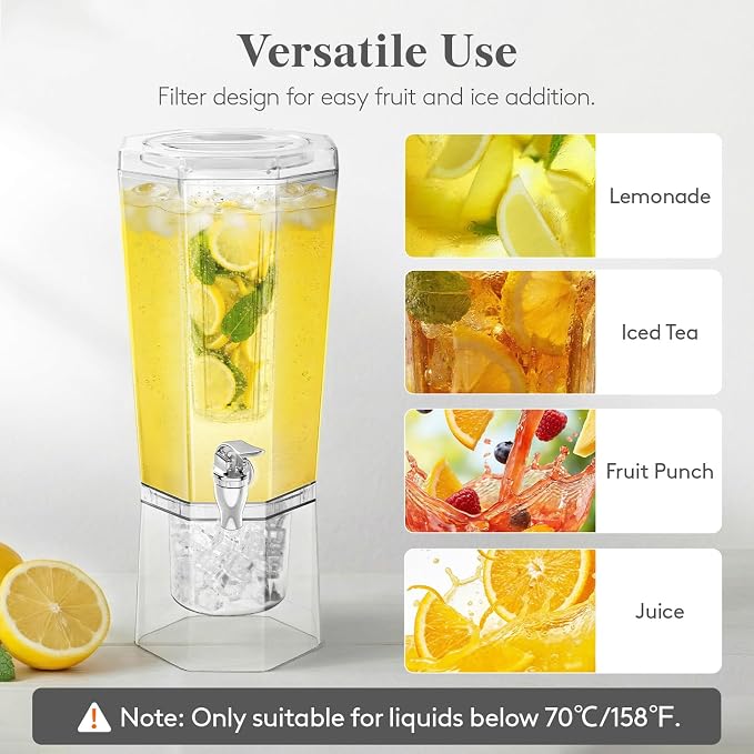 Lifewit 1 Gallon Drink Dispenser - Image 5