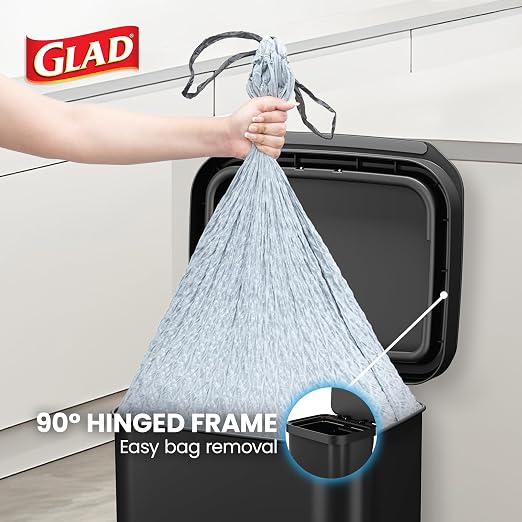 Glad Stainless Steel Step Trash Can, Series 2 - Image 8