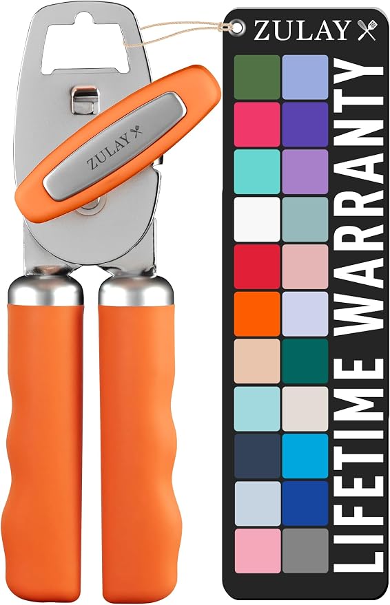 Zulay Kitchen Heavy Duty Stainless Steel Can Opener Manual by ZulayKitchen