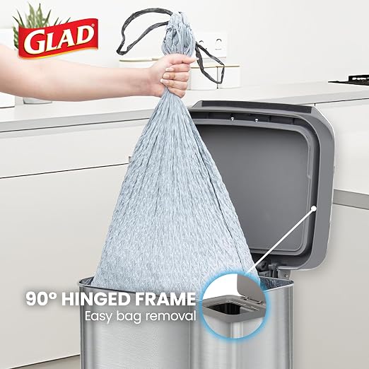 Glad Stainless Steel Step Trash Can, Series 2 - Image 8