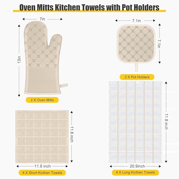 Oven Mitts Kitchen Towels Dishcloths - Image 2