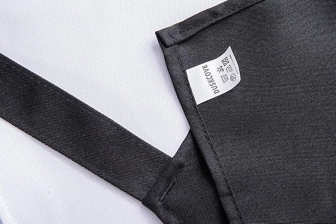 DUSKCOVE 12 Pack Plain Bib Aprons - Image 8