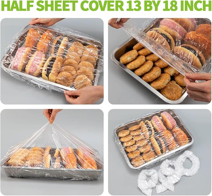 100 Extra Large Bowl Covers For Bread Proofing, Fits Bowl up to 20", Sheet Pan - Image 6