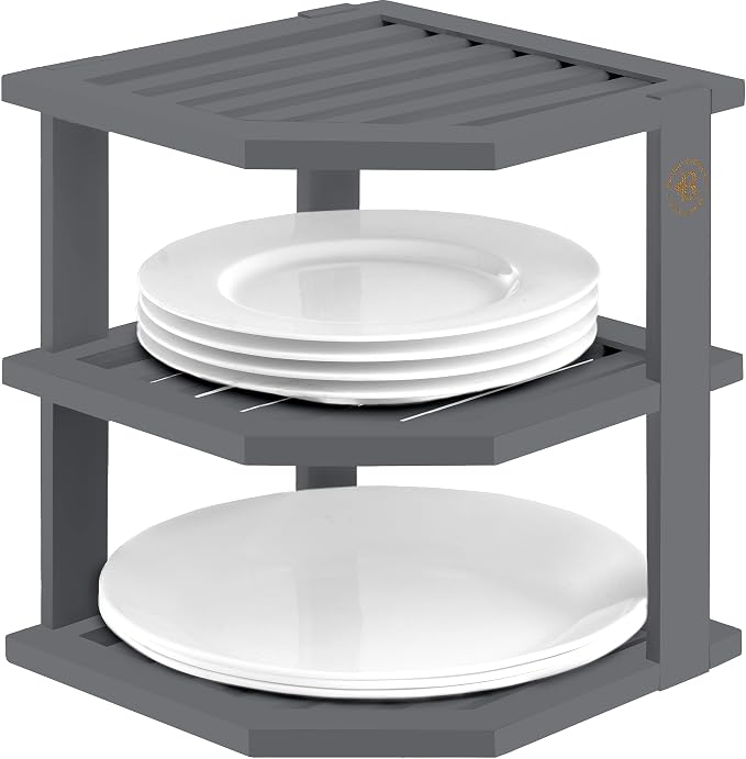 Bambüsi Plate Organizer for Cabinet by Bamb%C3%BCsi