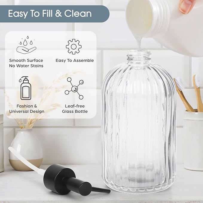 Topsky Glass Soap Dispenser - Image 5