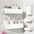 Nieifi Adhesive Wall Shelf, Shower Shelves 5 Pack by Nieifi
