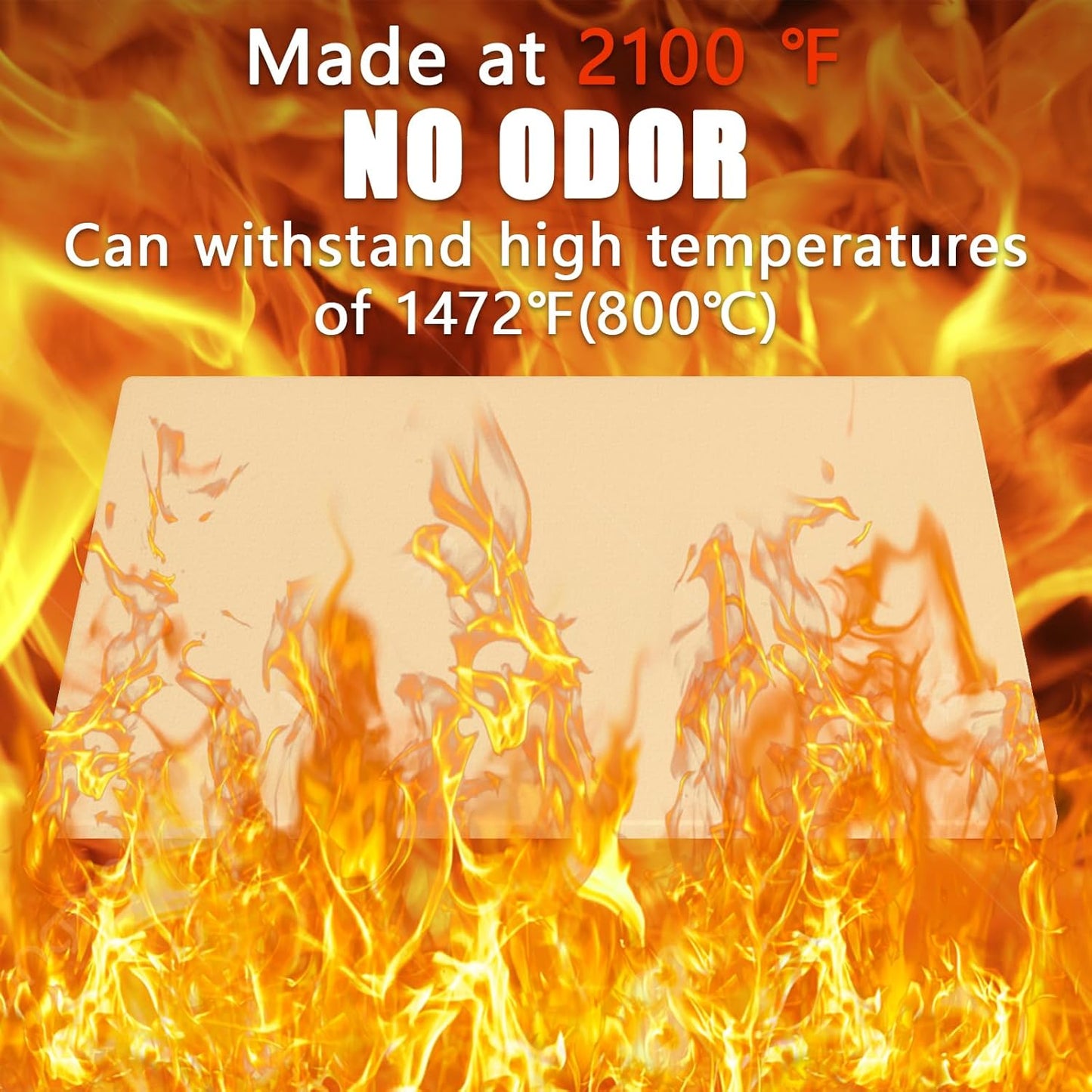 Extra Large Pizza Stone 22" x 14",Rectangular Pizza Grilling/Baking Stone 22 Inch,Industrial Commercial Home Oven Stone,Ideal for Grilling Baking Several Pizzas Bread