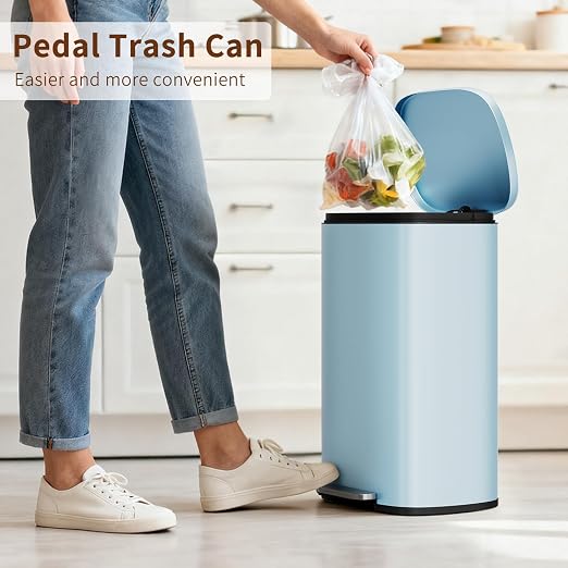 PayLessHere Stainless Steel Trash Can - Image 2
