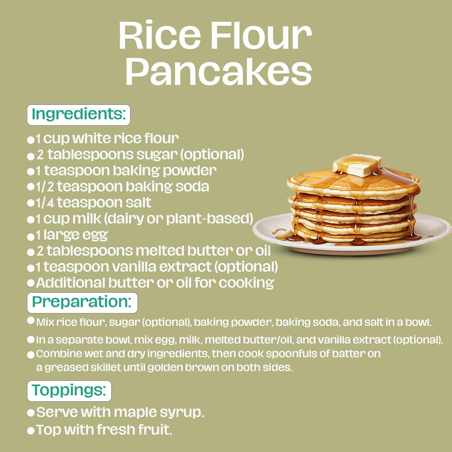 LiveKuna - White Rice Flour, Superfine White Rice Flour, Alternative for Brown Rice Flour, Thai Rice Flour, and Sweet Rice Flour