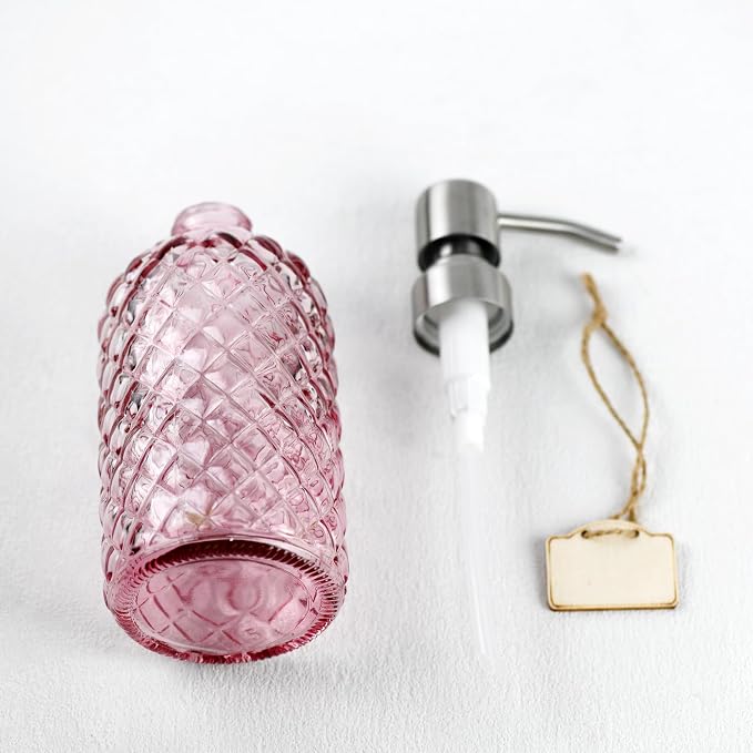 16 oz Soap Dispenser with 304 Rustproof Stainless Steel Pump, Bathroom - Image 5