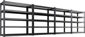 Set of 4 Garage Shelving-3000 lbs 5 Tier Storage Shelves, Adjustable Heavy Duty by Unknown
