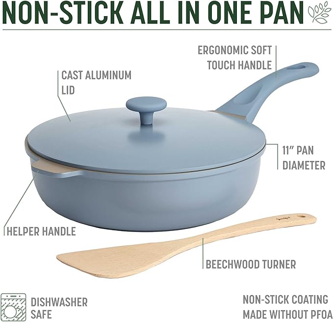 Goodful All-in-One Pan, High-Performance Cast Construction, Dishwasher Safe - Image 4