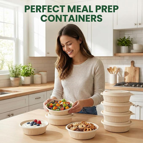 100 Piece Meal Prep Bowl Containers - Image 2