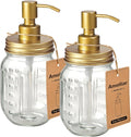 Amolliar Mason Jar Liquid Soap Dispenser -Rustproof Stainless Steel Farmhouse by Amolliar