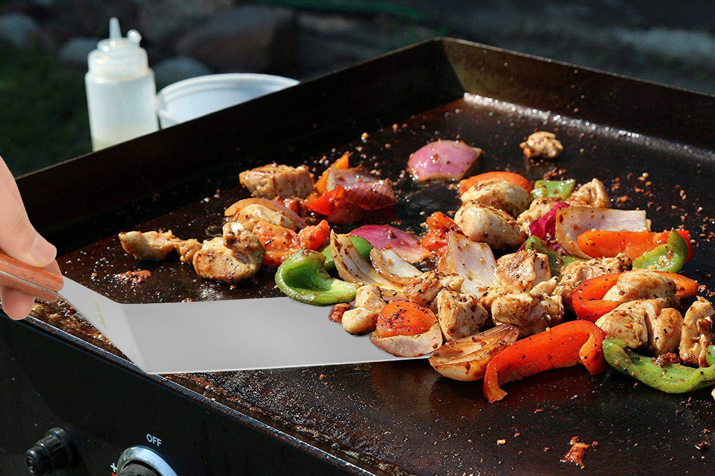 Onlyfire Round Pizza Stone Set for Oven and Grill, Pizza Grilling Tool Kit Including Baking Stone, Pizza Peel, Pizza Shovel and Cutter, Ideal for Baking Crisp Crust Pizza, Bread and More