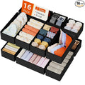 DIMJ Drawer Organizers Clothes, Fabric Closet Organizers and Storage, Shallow by DiMJ