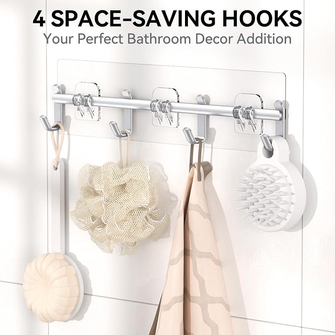 YASONIC Shower Caddy, 6 Pack Large Capacity Bath Organizer - Image 4