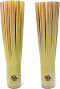 2 Pack Handmade Bamboo Wok Brush,Bamboo Brush for Wok Cleaner,Wok Cleaning Brush for Carbon Steel and Cast Iron,Kitchen Scrubbing Brush for 9" Wok,Dish Brush with Handle,Wok Scrubber Accessories