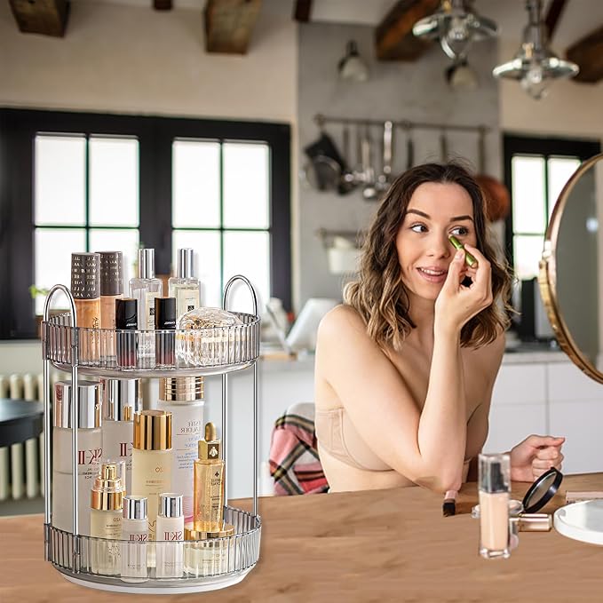 Asayuee 360 Rotating Makeup Organizer - Image 6