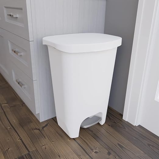 Glad 13 Gallon Trash Can | Plastic Kitchen Waste Bin - Image 7