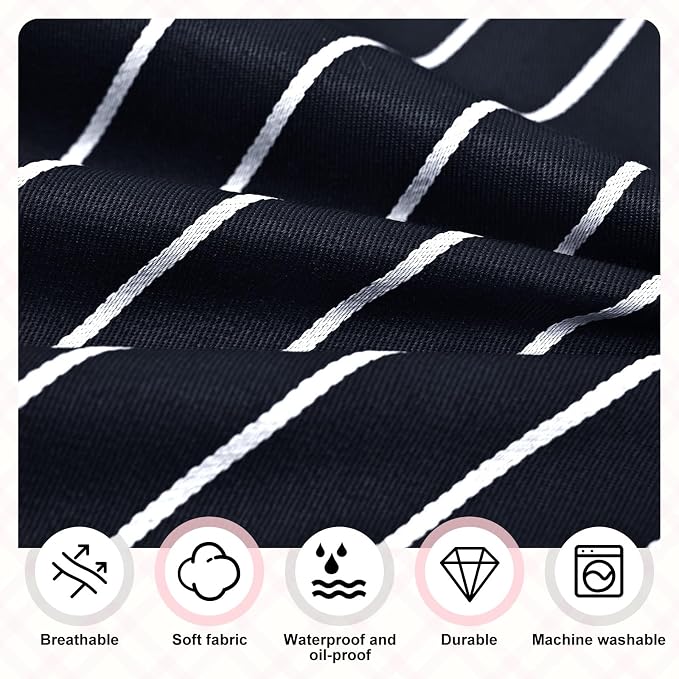 2Pack Adjustable Kitchen Apron for Women Men - Image 3