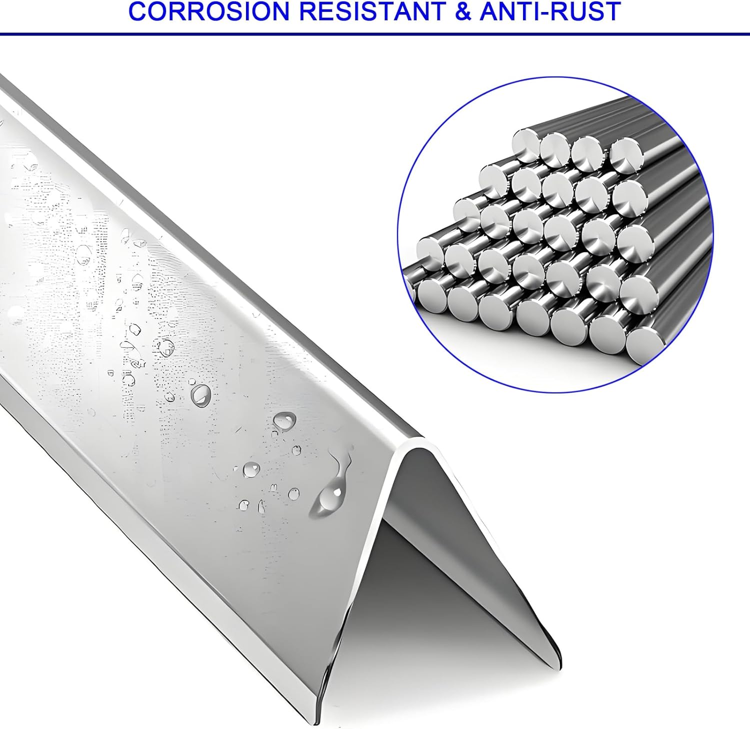 Genesis Grill Parts for Weber E310 E320 E330 EP310 EP320 EP330, 17.5” Flavorizer Bars 7620 Heat Deflector 7622 Burner Tube 62752 for Weber Genesis 300, Grill Replacement Parts for Weber Accessories