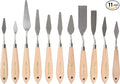 CONDA 11 Piece Stainless Steel Spatula Palette Knife Professional Palette Knife by CONDA