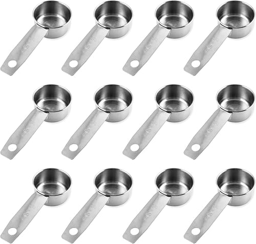 1/8 Cup Stainless Steel Measuring Cup | Sturdy Metal 30 ml | 30 cc | 1 oz | by Knupp+Co.