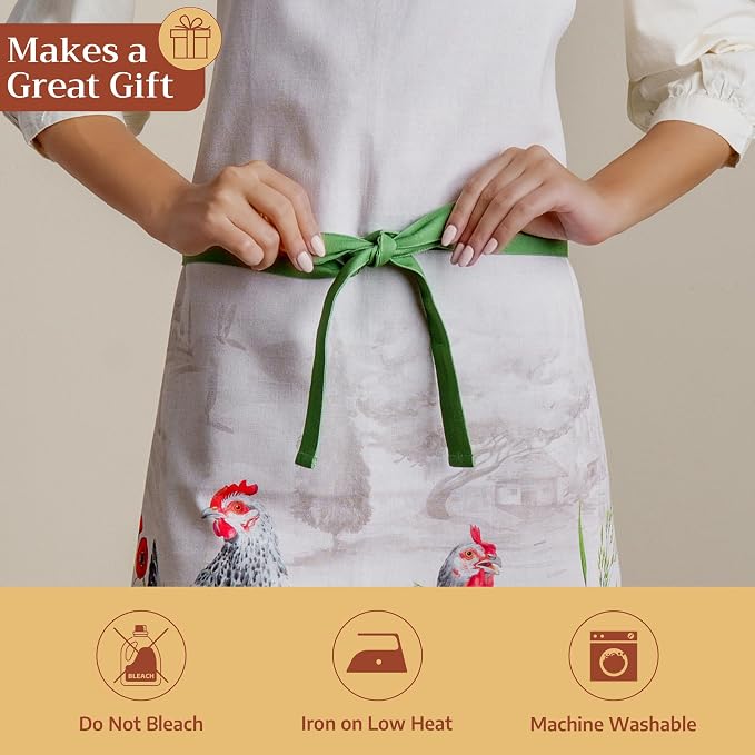 Maison d' Hermine 100% Cotton Apron - Image 5