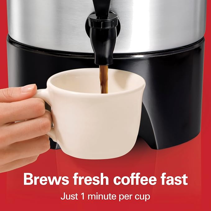 Hamilton Beach 45 Cup Coffee Urn and Hot Beverage Dispenser - Image 3