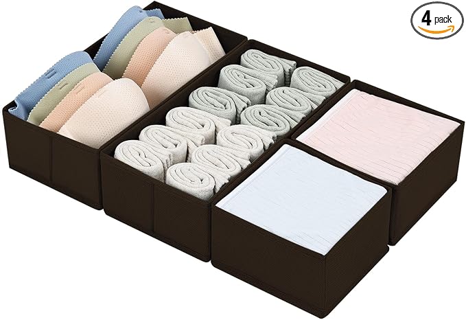 DIMJ Drawer Organizer Clothes, Underwear Drawer Organizer, Fabric Drawer by DiMJ