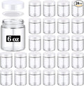 Domensi 24 Pcs Bulk 6oz Glass Jars by Domensi