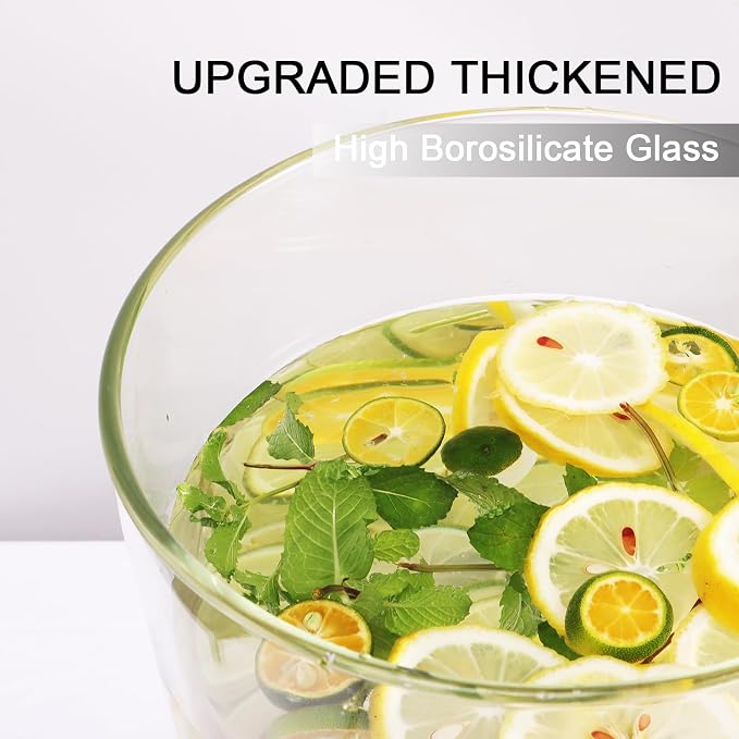 Beverage Dispenser, 2.1 Gallon Glass Drink Dispenser - Image 5