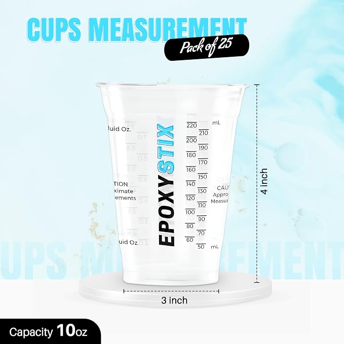 10oz Disposable Graduated Measuring Cups - Image 4