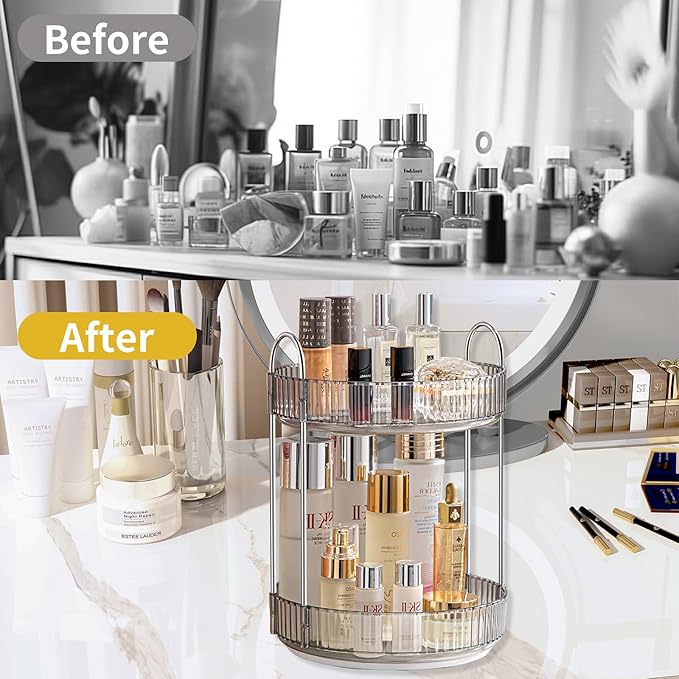 Asayuee 360 Rotating Makeup Organizer - Image 5