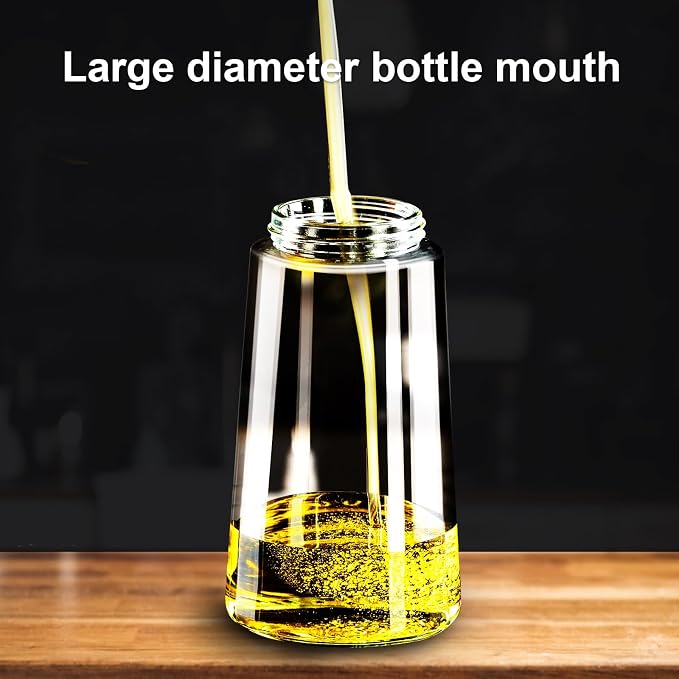 mqnxoi 2 in 1 Glass Oil Sprayer & Dispenser, 16oz/470ml Olive Cooking, Air Fryer - Image 8