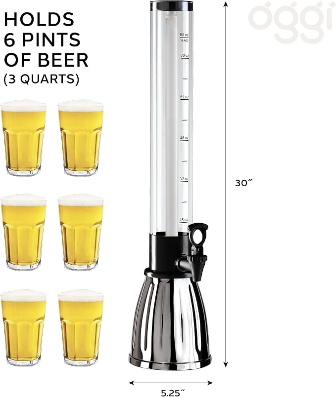 OGGI Beer Tower 88oz - Image 4