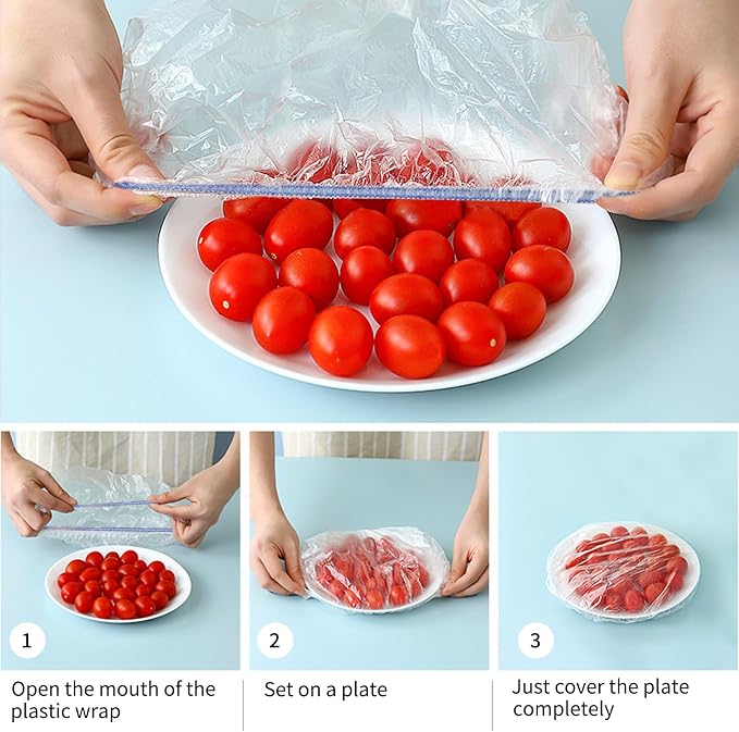 Homelove Plastic Bowl Covers Dish Cover Food Cover, Kitchen Dining Cookware - Image 3