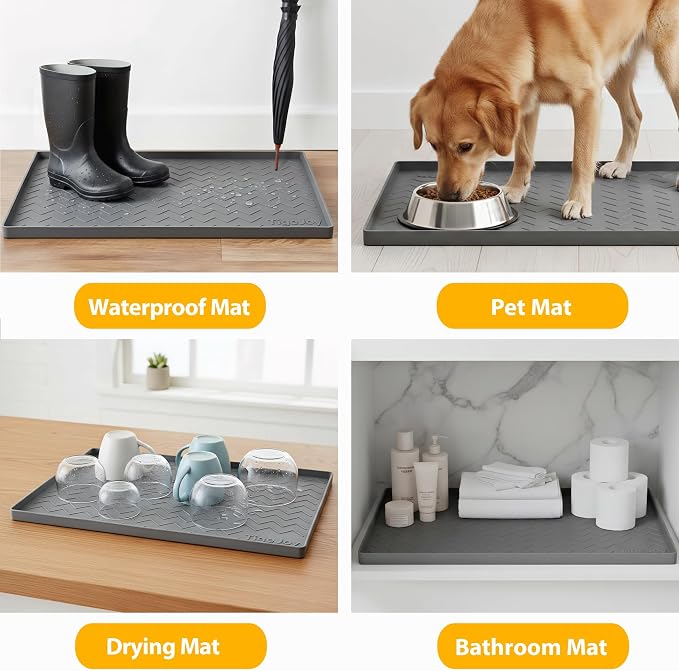 TigeJoy 19" x 19" Under Sink Mats - Image 7