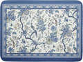 Giwawa Chinoiserie Dish Drying Mat 18x24in Blue White Oriental Floral Birds by Giwawa
