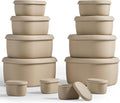 ISSEVE 12Pcs/Set Nesting Silicone Food Storage Containers by ISSEVE