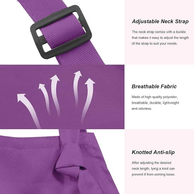 15 Pcs Adult Aprons Bulk with Pockets Adjustable Bib Chef Apron - Image 3